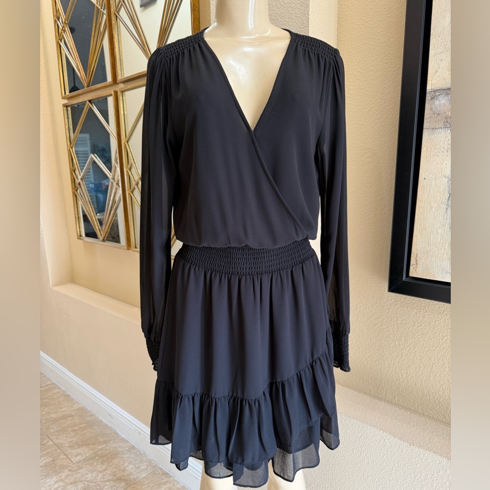 MICHAEL MICHAEL KORS Women's Ruffled Faux-Wrap Dress Size S. New With Tags